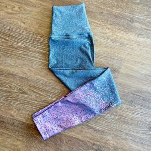 Beyond Yoga Ombré Leggings grey/pink